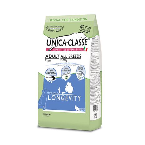 Unica Classe - Adult All Breeds Longevity με Σολομό 12kg