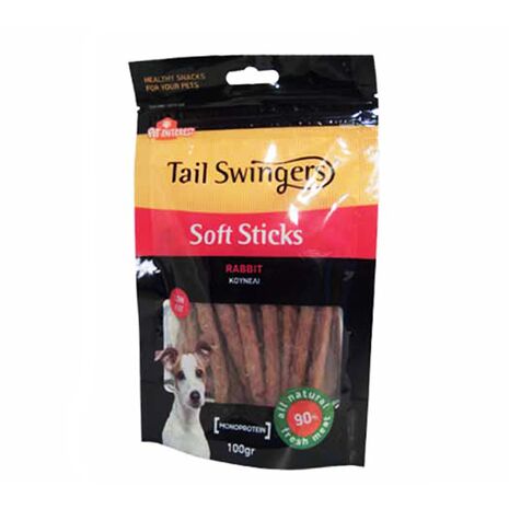 Pet-Interest Tail Swingers Soft Sticks Κουνέλι 100g