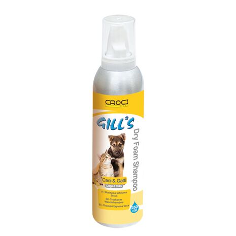 Gill's Σαμπουάν Αφρός για Στεγνό Καθάρισμα για Γάτα 250ml