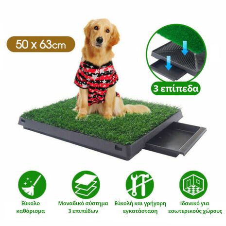 PetSafe Pet Loo - Τουαλέτα για Σκύλους με Γρασίδι 84x84cm