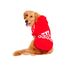Φούτερ με Κουκούλα Adidog για Σκύλο Κόκκινο