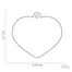 My Family Ταυτότητα Καθρέπτης από Ορείχαλκο Μικρή σε Σχήμα Καρδιάς